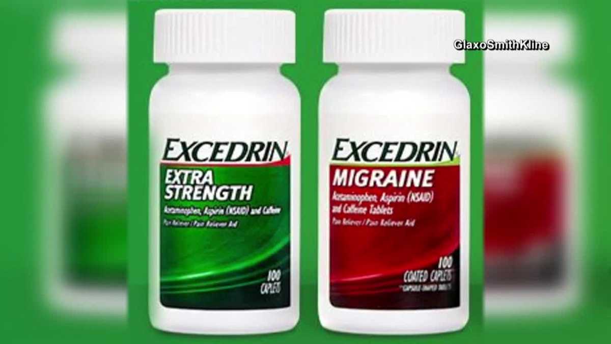 Excedrin temporarily halts production of 2 popular headache