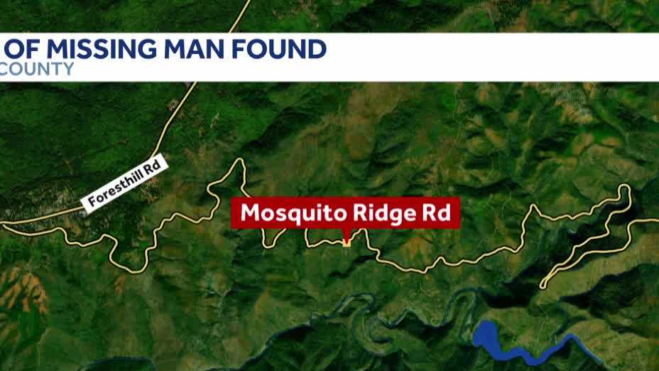 Missing man's body found in vehicle that crashed 500 feet down a cliff in Placer County, CHP says