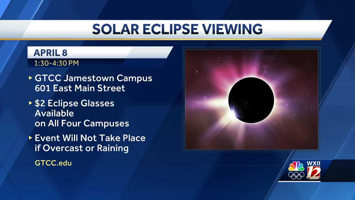Solar Eclipse: Free viewing event at GTCC