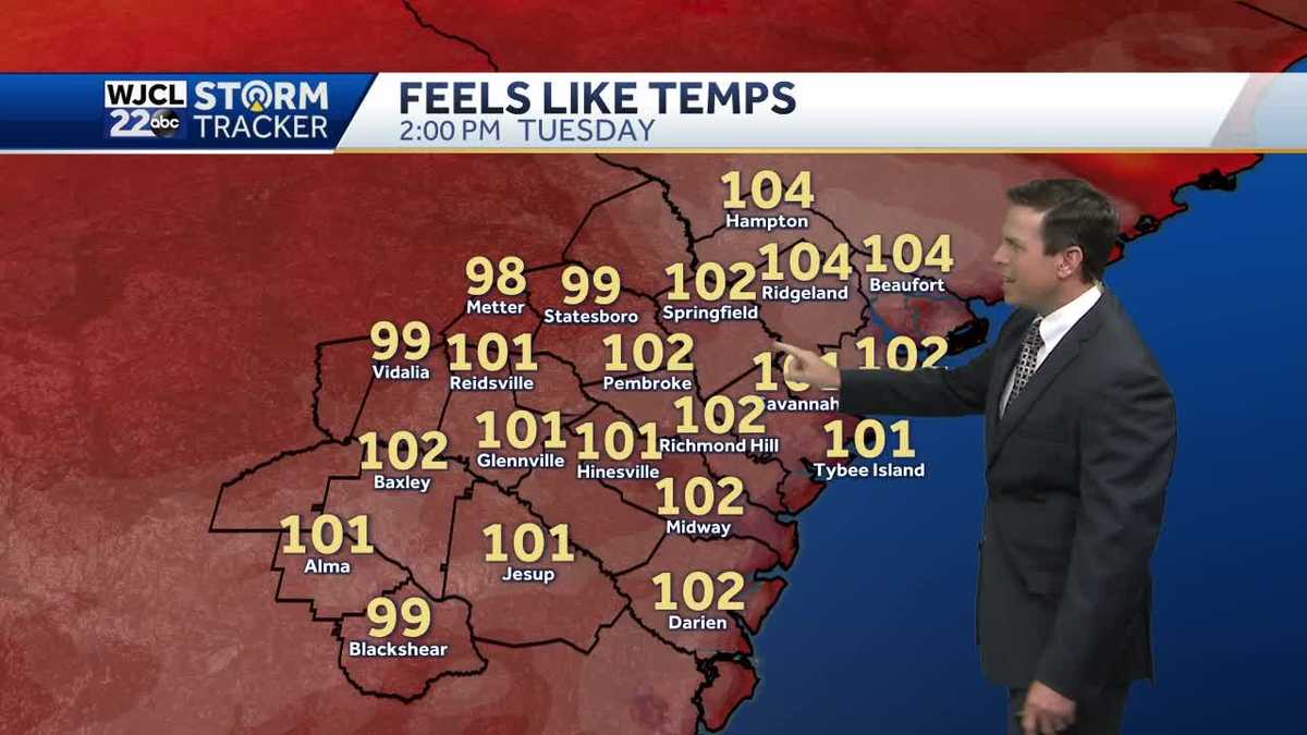 More hot weather today and tracking the tropics - WJCL