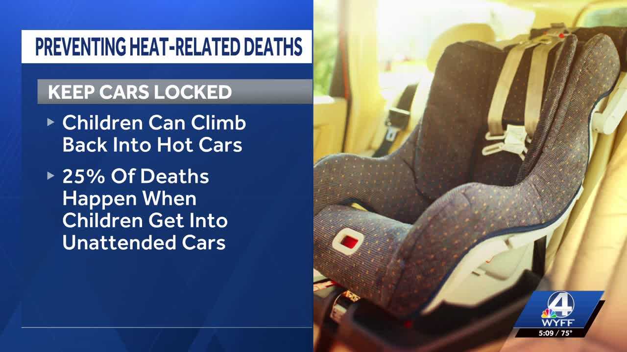 Western North Carolina sheriff's office warns public on hot car safety during summer months