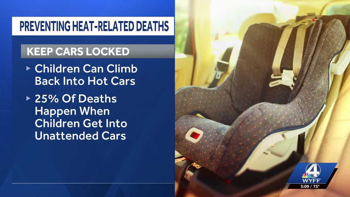 Western North Carolina sheriff's office warns public on hot car safety during summer months