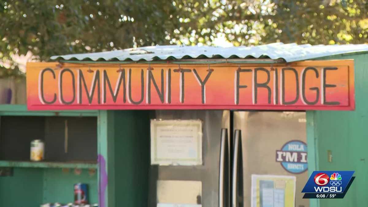 Community fridges across New Orleans bring Thanksgiving cheer to families