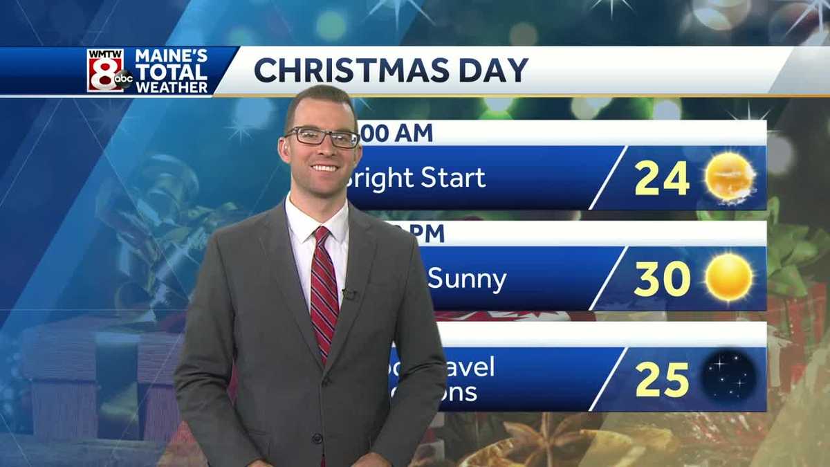 Good weather conditions for Christmas travel plans