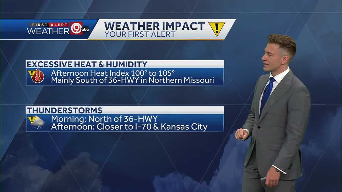 KANSAS CITY WEATHER: Dangerous heat and potentially strong to severe ...