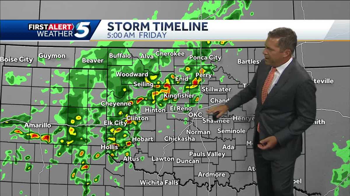 Heavy rain moving in Thursday Night
