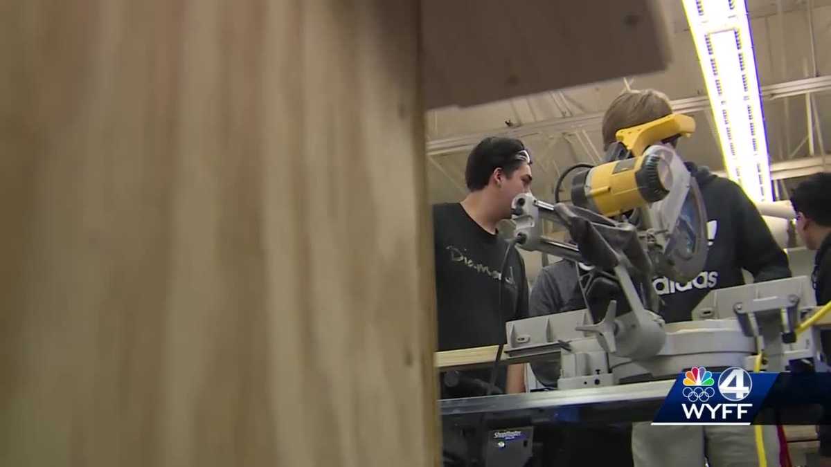 Students build a tiny house with a big mission