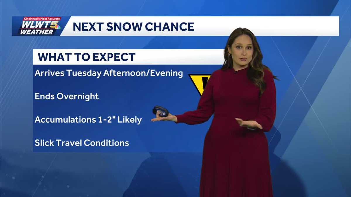 Winter chill with snow on the way for Greater Cincinnati