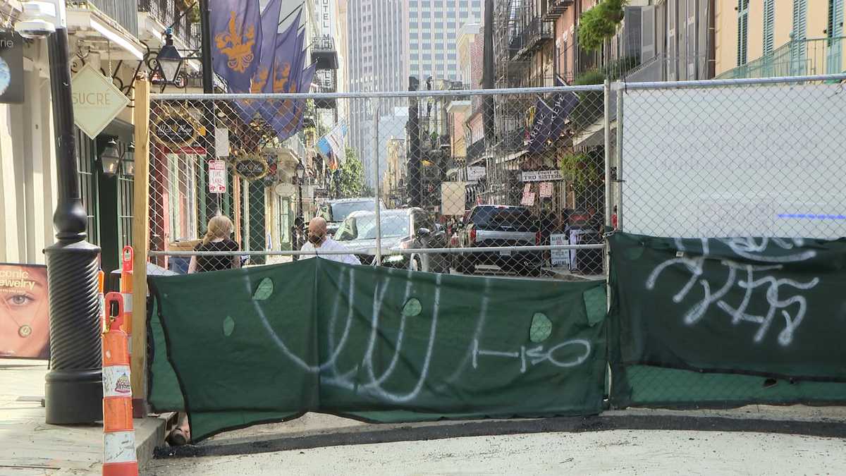 'It rivaled Katrina and COVID': French Quarter businesses celebrate sidewalk barricade removal amid ongoing construction