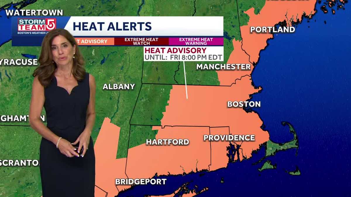  Sizzling heat, humidity return Friday
