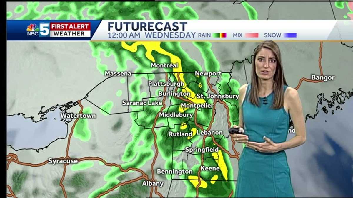 Video: Rain tonight comes with a sharp cool down 4/23/19