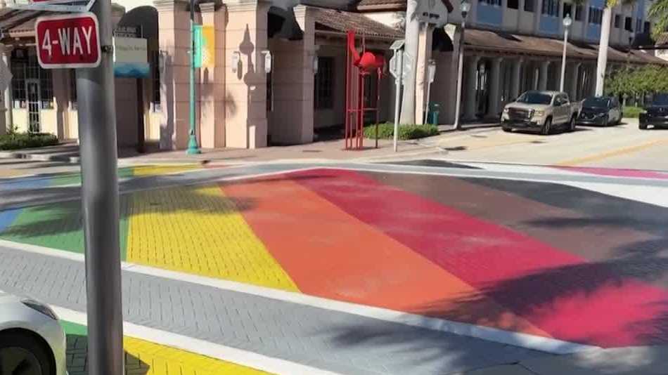 Delray Beach ordered to remove pride intersection paint - WPBF