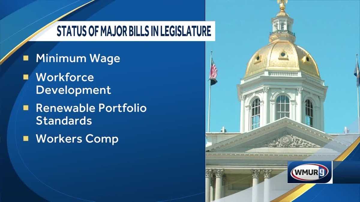 Status of major bills in the NH Legislature