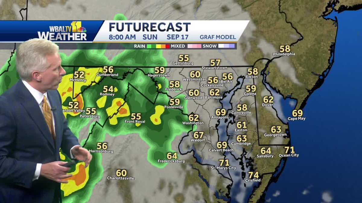 Enjoy clear skies and fall-like temperatures