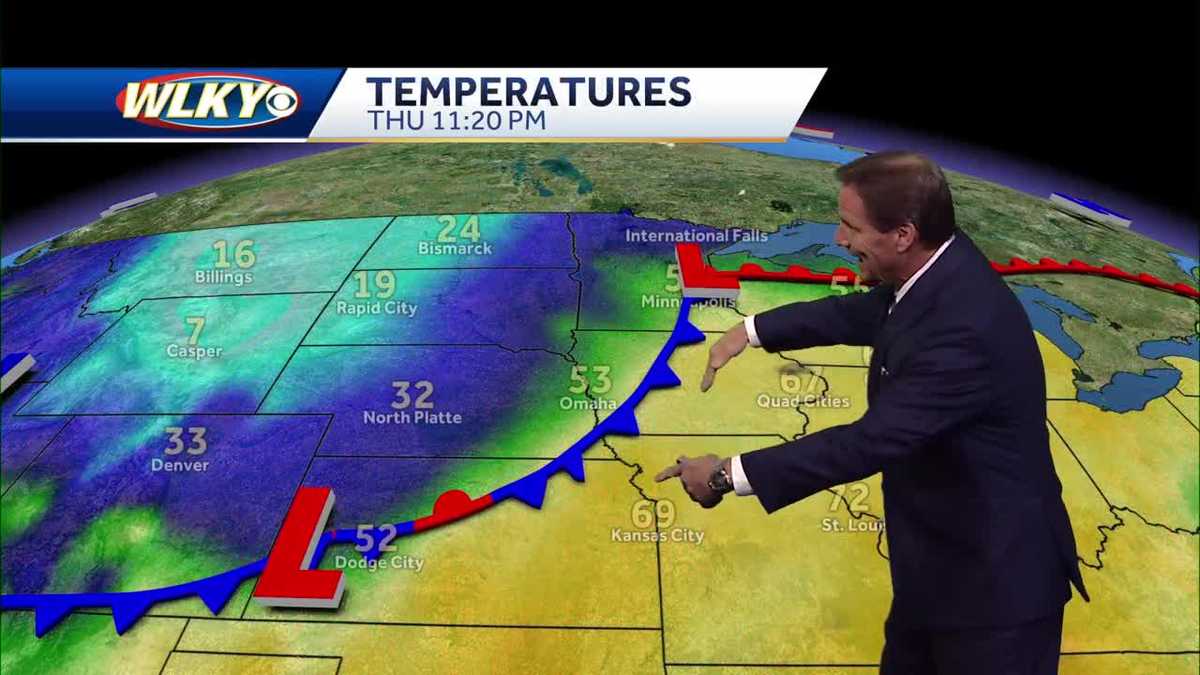 A warm Friday... Big changes early next week