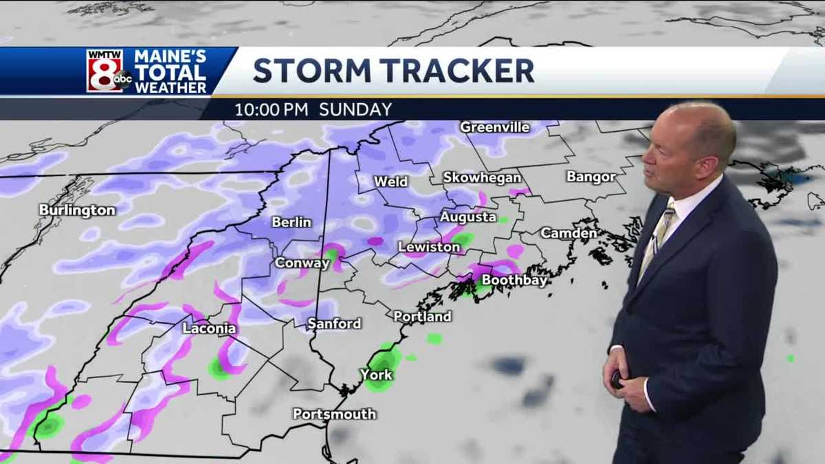 Clouds and a few showers this evening