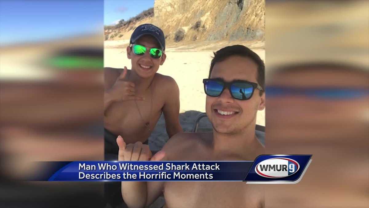 Man who witnessed shark attack describes horrific moments
