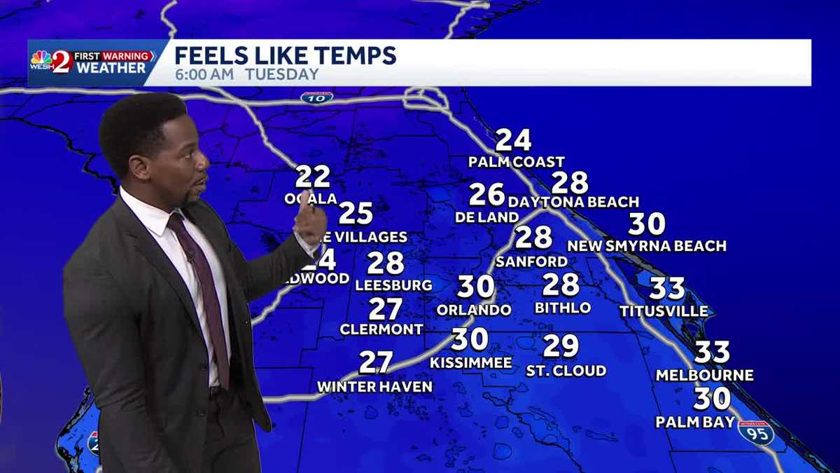 Impact Weather - Strong Storms In Central Florida Tonight Followed By the Coolest Air of the Season