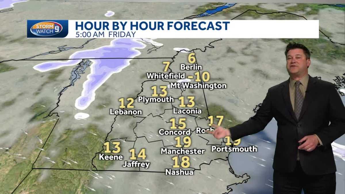 Watch: Another round of cold air returns to the end the week