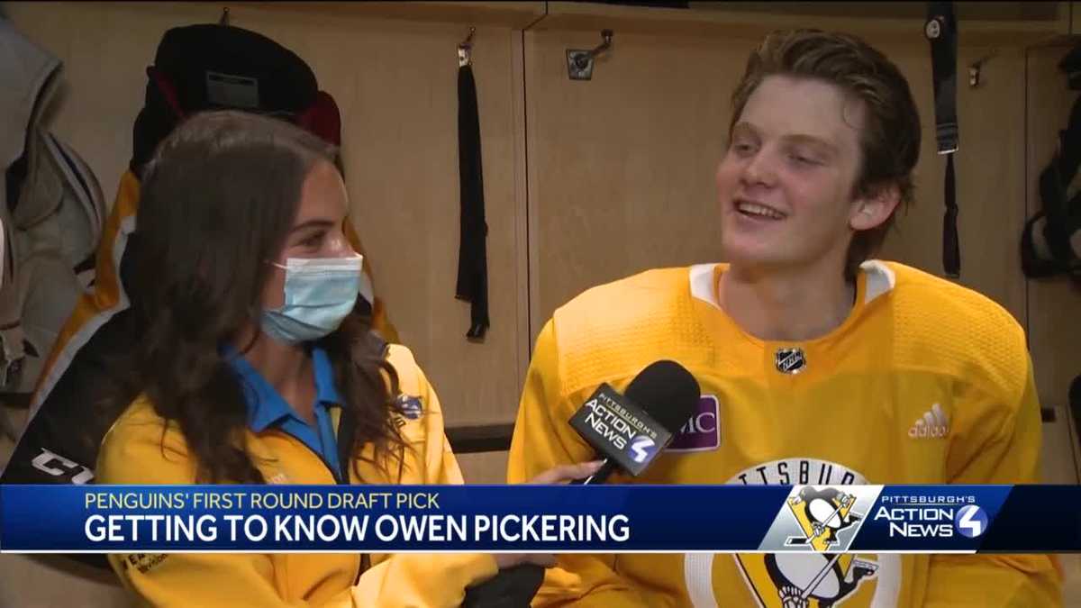 Penguins draft 18-year-old defenseman Owen Pickering with 21st overall pick