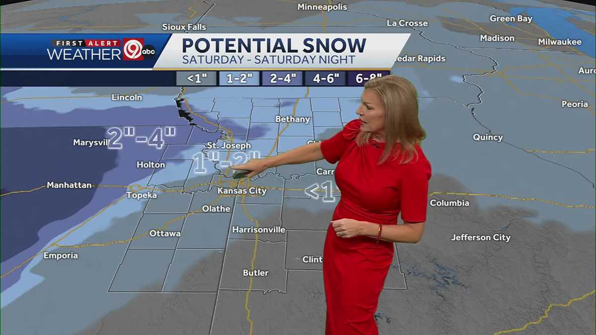 WEATHER BLOG Katie Horner says well see rain before snow Saturday but some may not see snow at all  KMBC Kansas City
