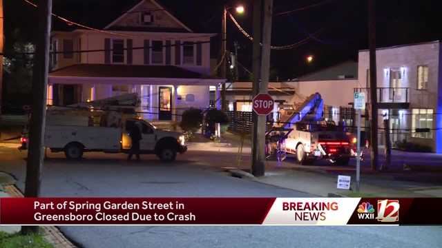 Greensboro crash causes cable lines to cover Spring Garden Street - Vimarsana News