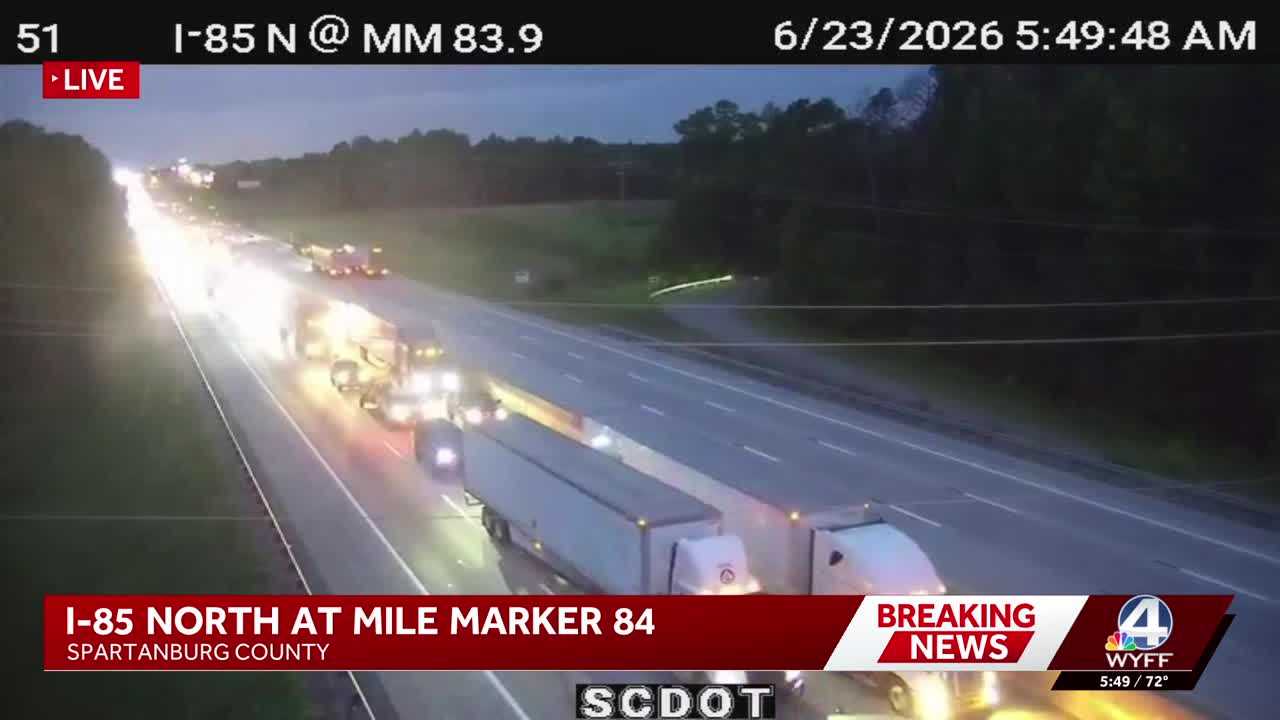 2 lanes blocked due to crash on Upstate highway, officials say