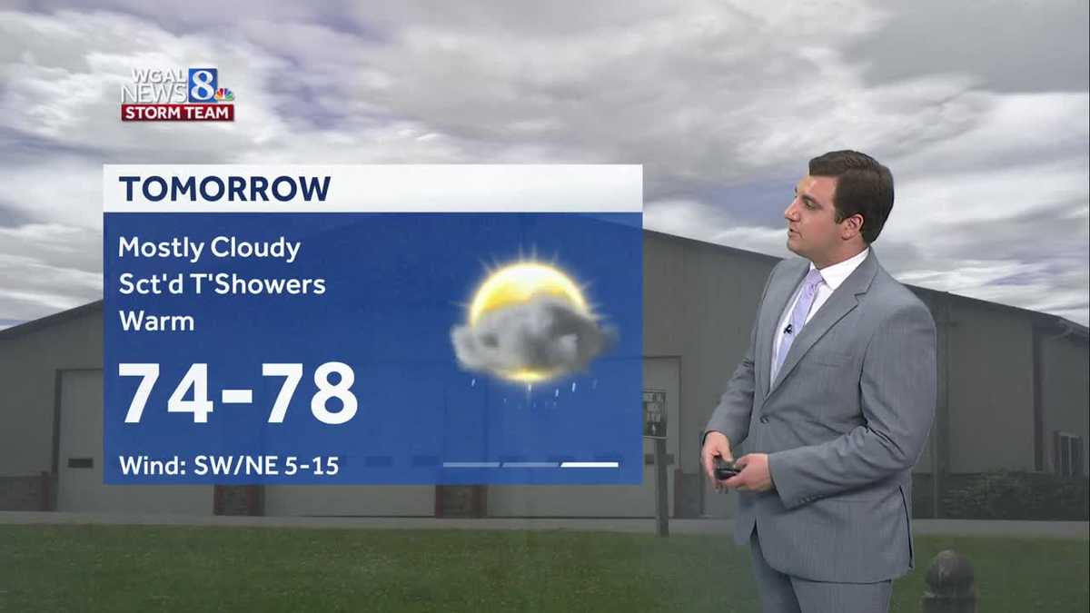 Another warm day Wednesday with increasing showers & a few ...