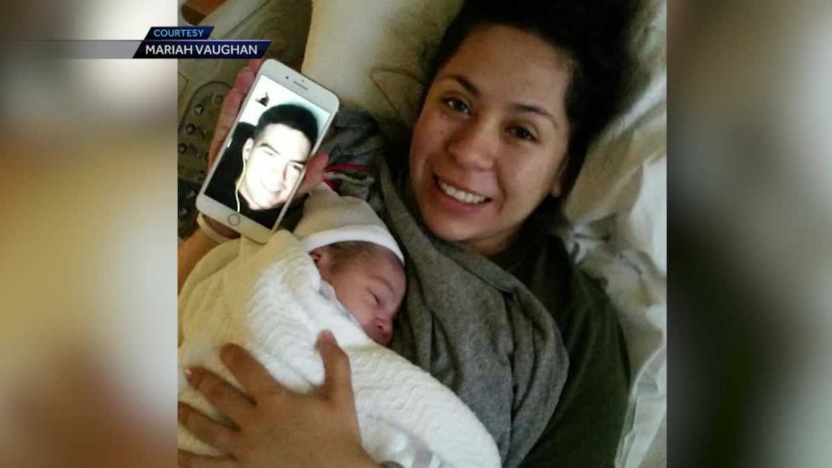 Deployed NM father watches first baby's birth via FaceTime
