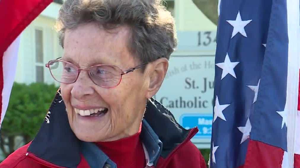 One of the Freeport Flag Ladies has passed away