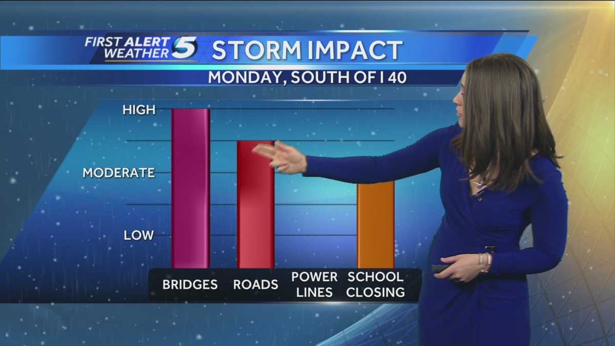 Meteorologist Shelby Hays tracking snow for OKC Monday