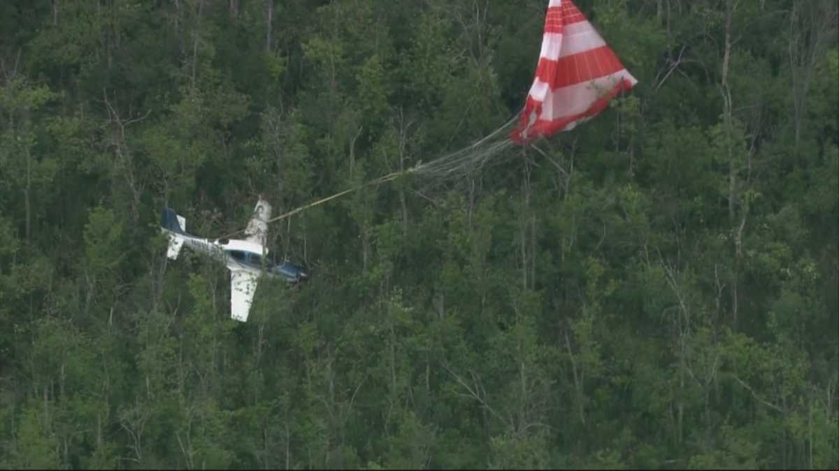 Parachute credited for helping save lives of plane crash victims