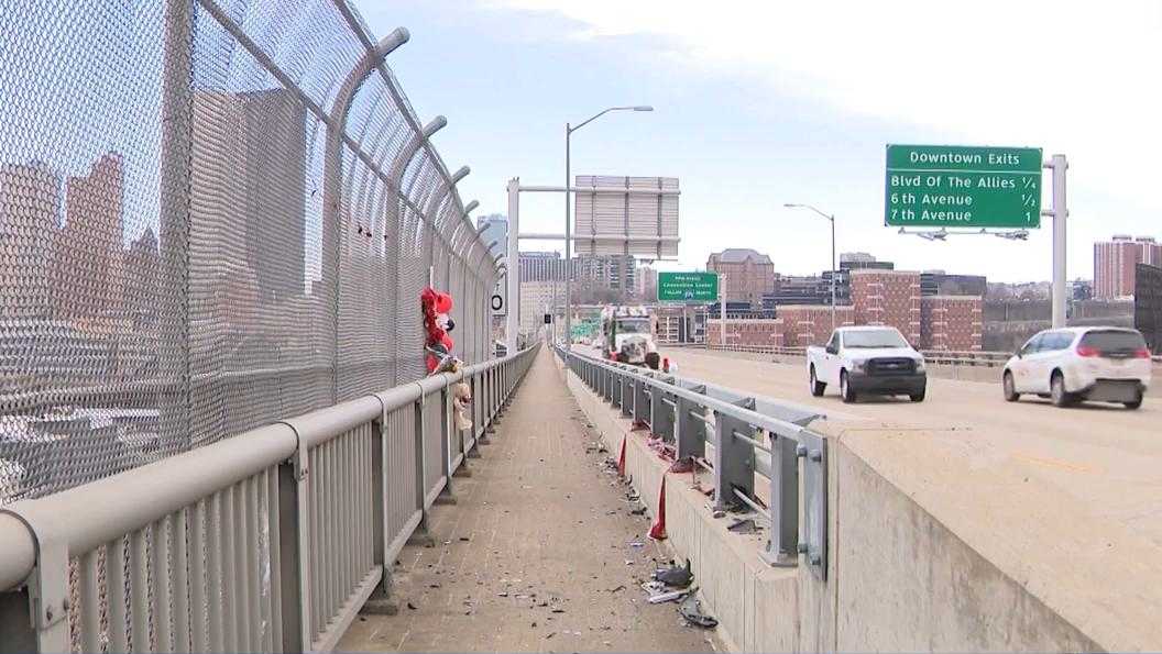 Two people dead after fiery crash on Liberty Bridge in Pittsburgh