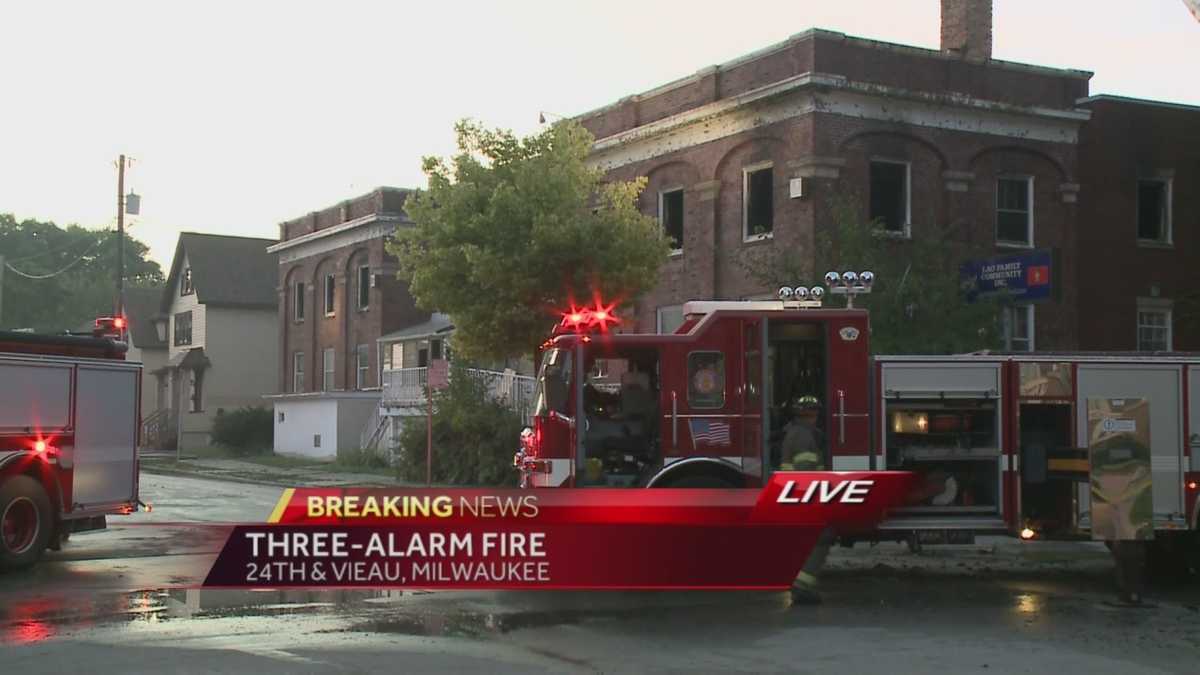 3alarm fire on Milwaukee's south side now out
