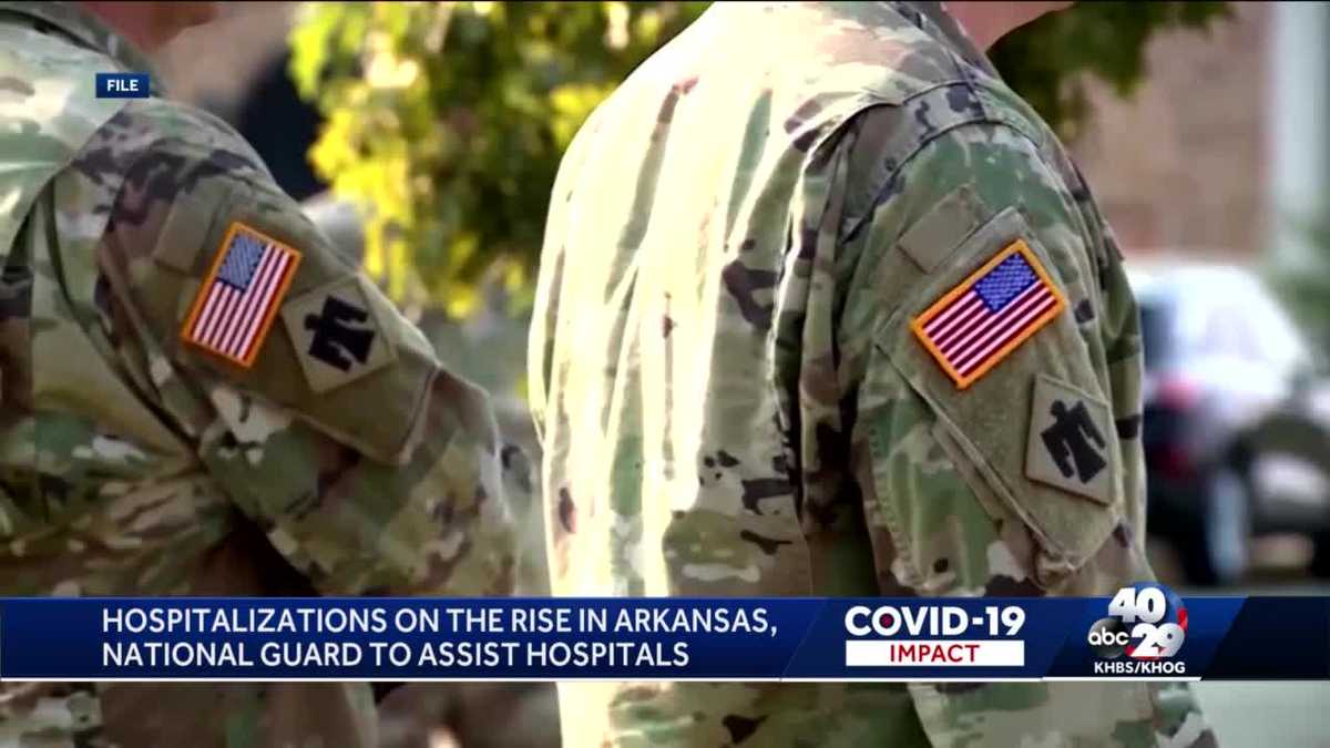 Covid19 Hospitalizations on the rise in Arkansas, National Guard to