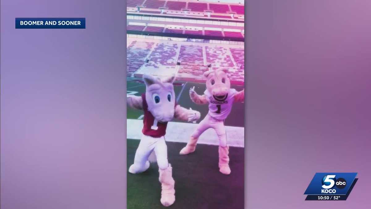 OU mascots bring smiles while going viral week after week