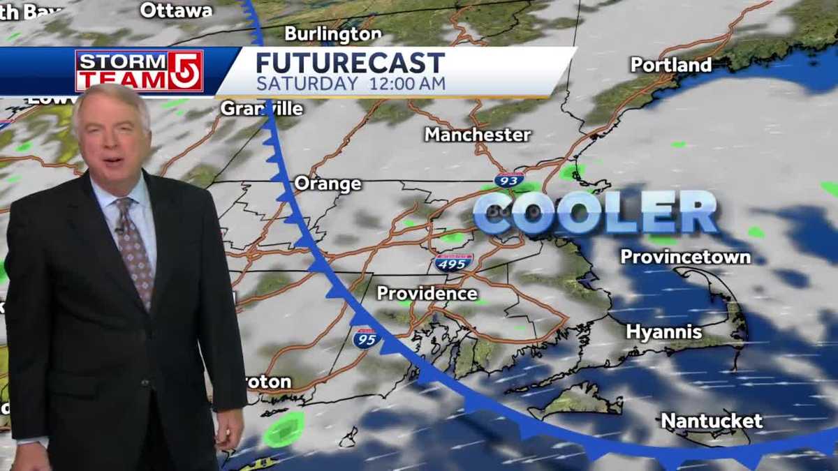 Video: Clouds, cooler air arrives for weekend
