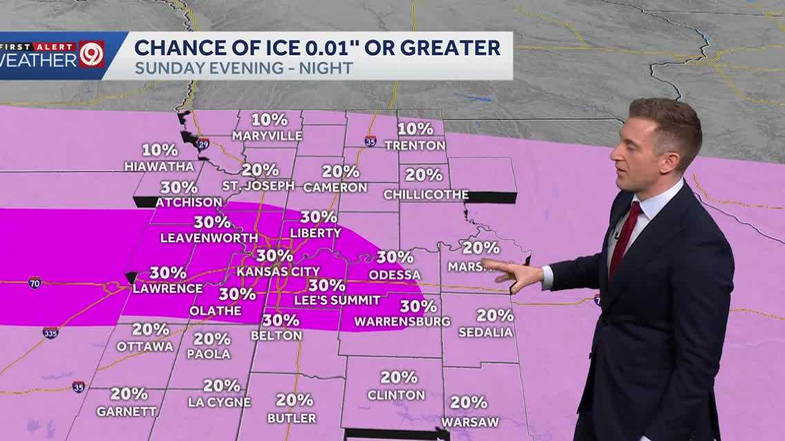 Kansas City weather: Saturday warm, wintry precipitation Sunday