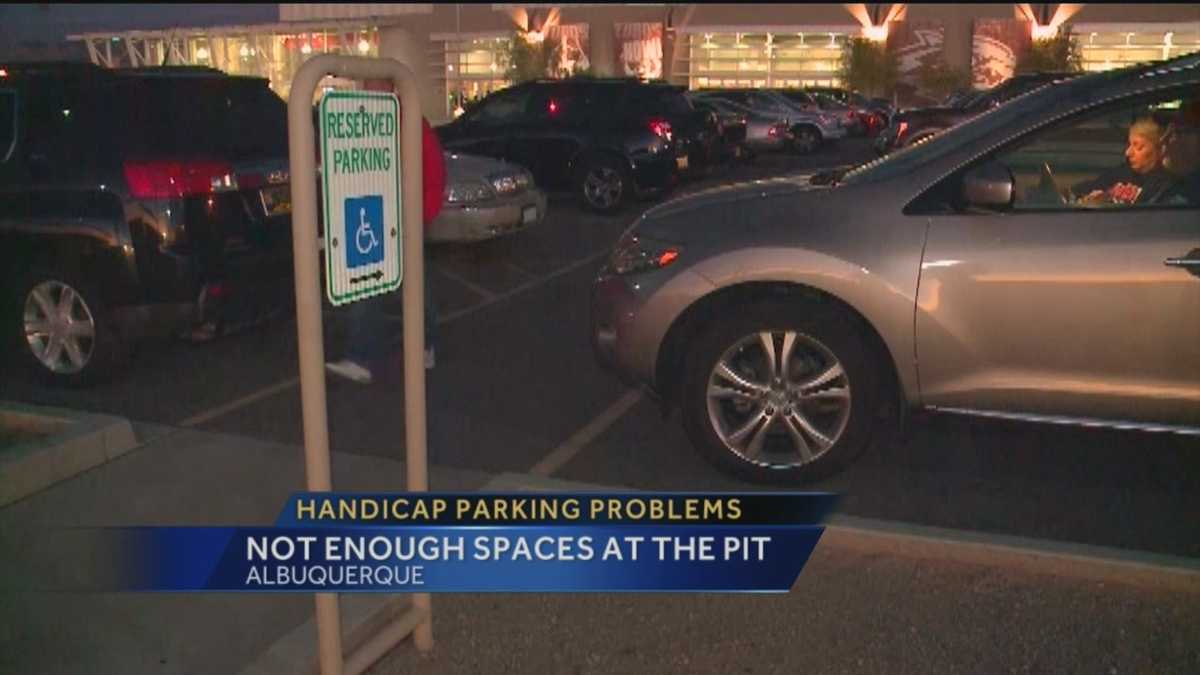 Handicap Parking At The Pit