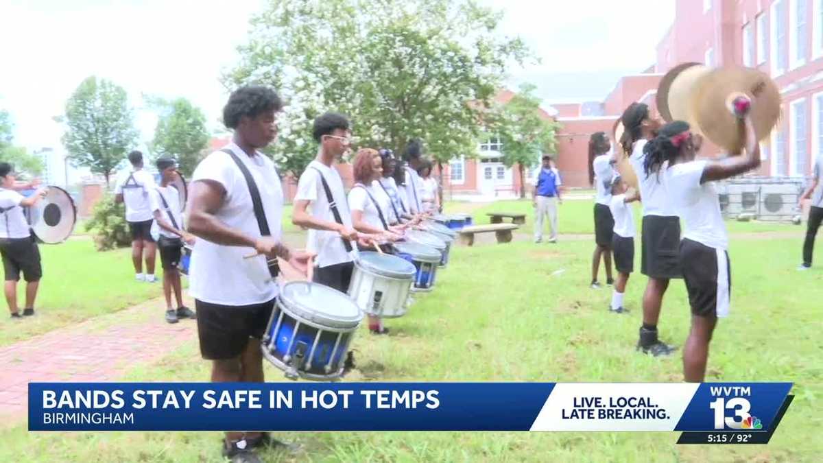 Ramsay High marching band takes precautions against summer heat