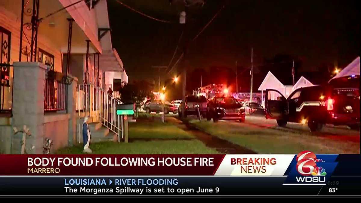 Body found in Marrero fire
