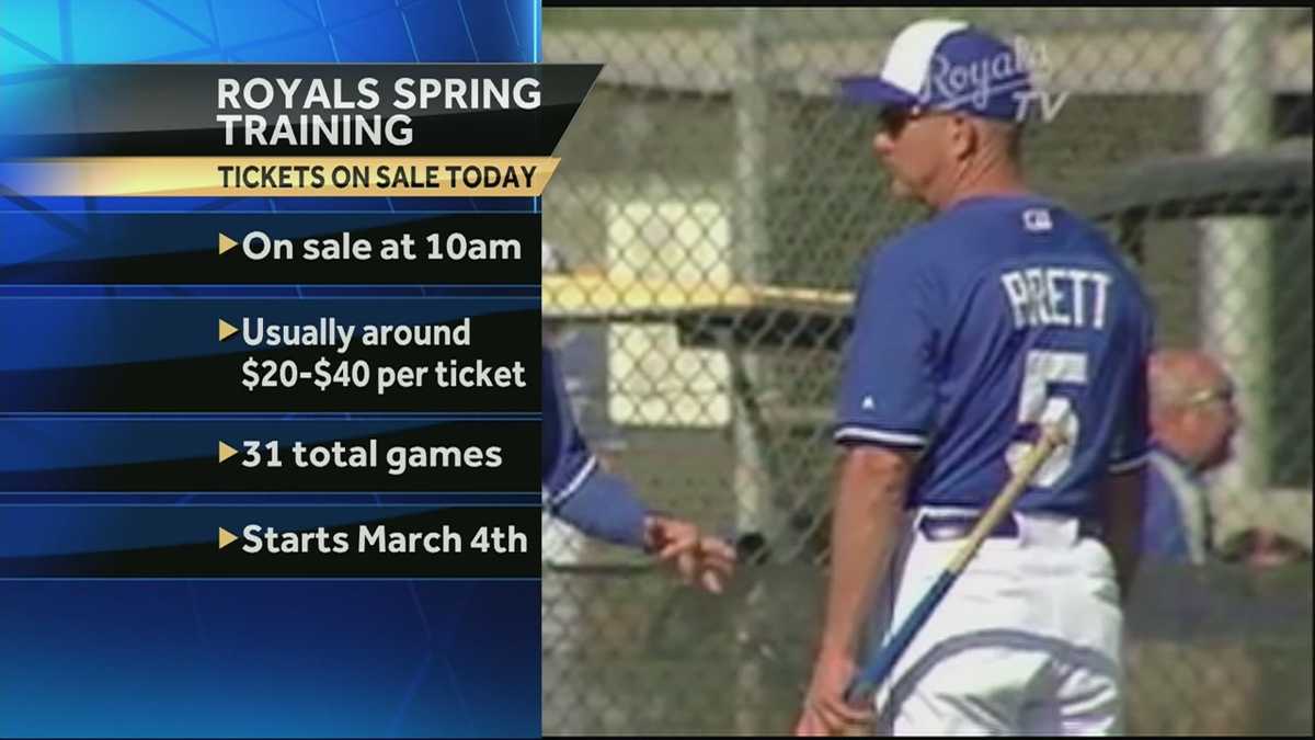 Royals Spring Training tickets go on sale today