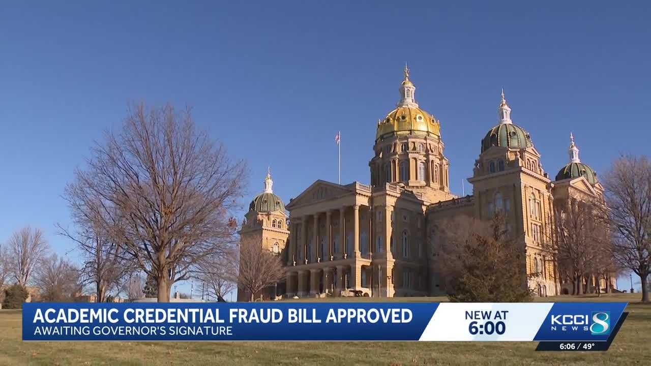 Bill to make lying about academic achievements a felony heads to governor's desk