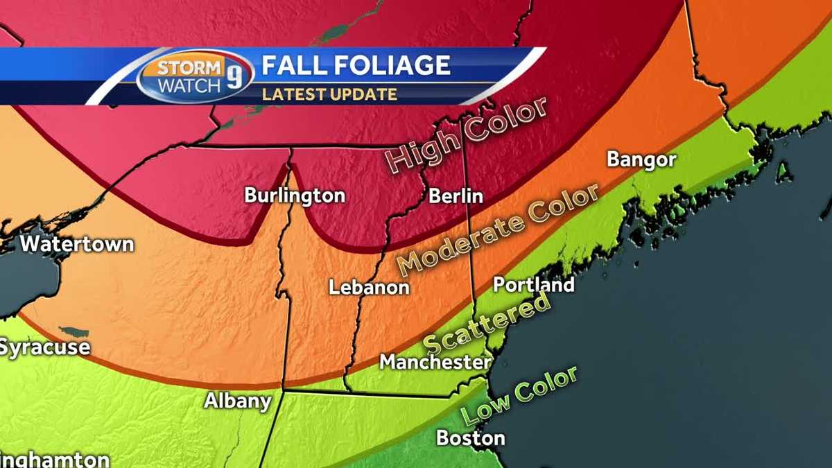 Colors starts popping as NH approaches peak foliage