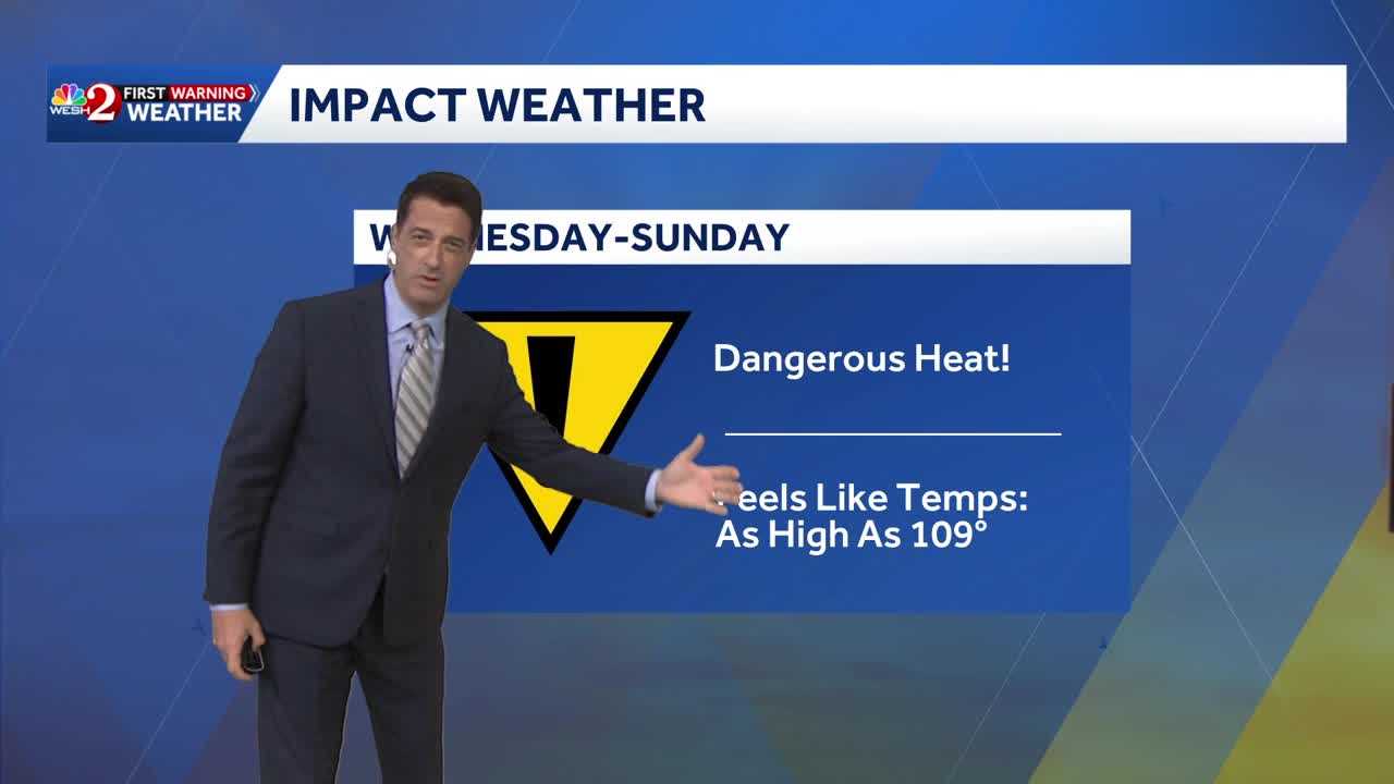 Dangerous heat works in the rest of the week with heat advisories tomorrow! 7.2.2026