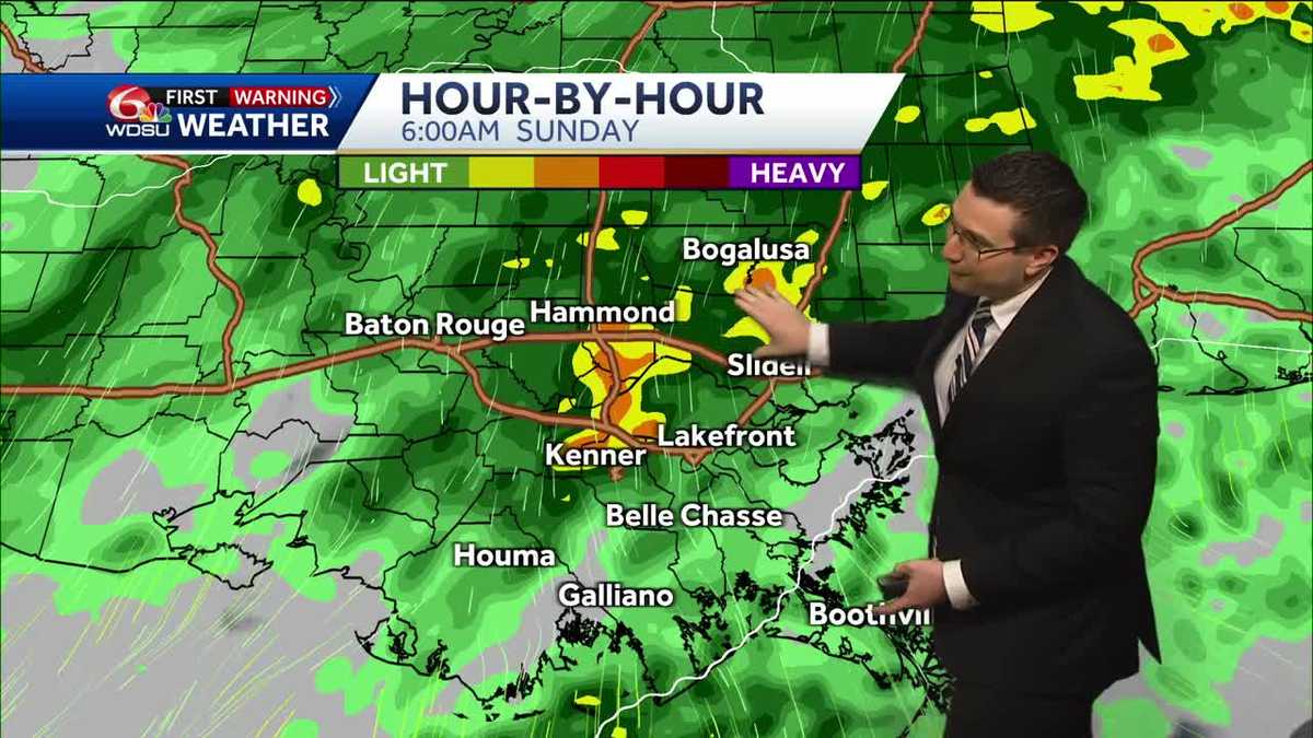 Rain and storms still possible Saturday night and early Sunday