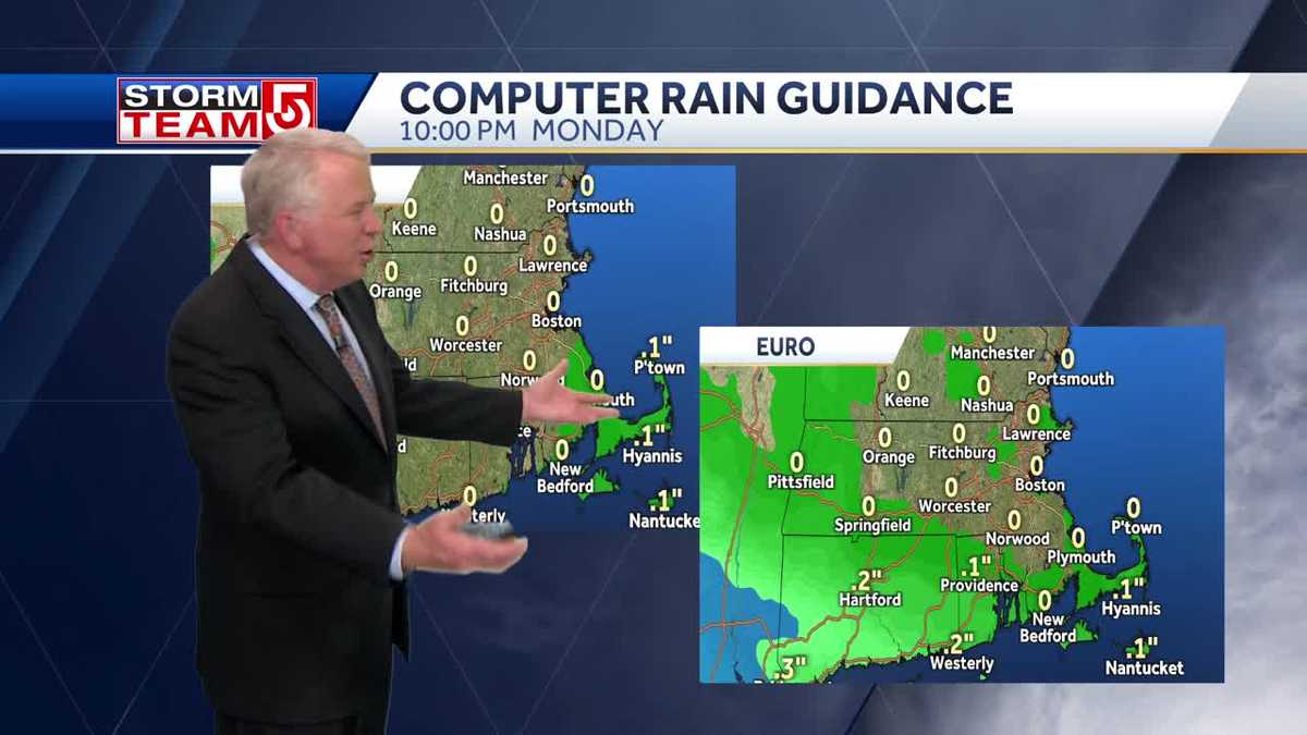 Video Damp, showers possible this weekend