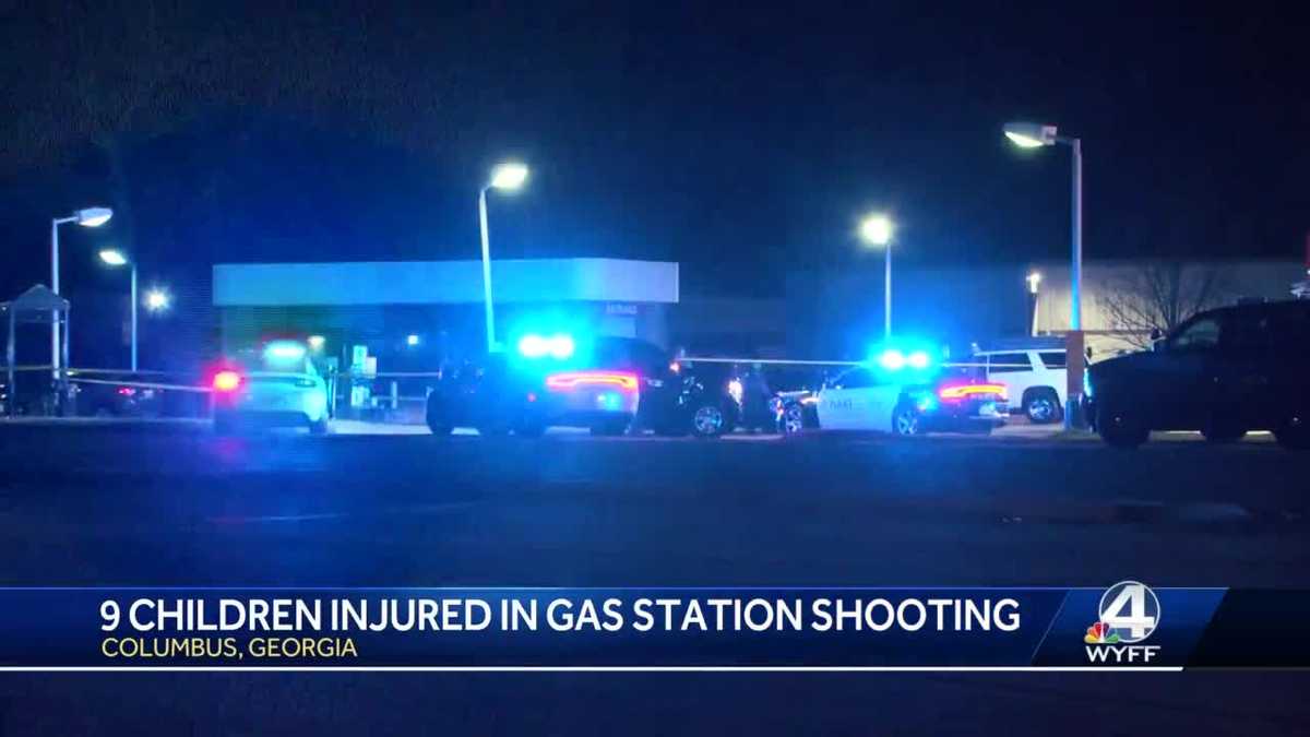 9 juveniles injured in gas station shooting