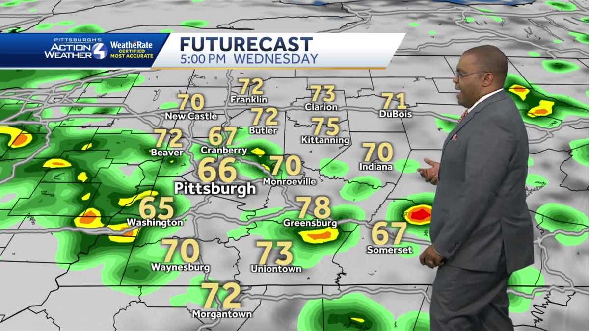 Showers and Storms through Thursday