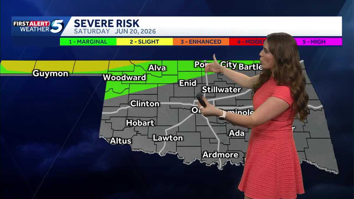 Stormy pattern arrives and lasts into next week - KOCO
